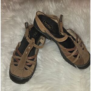 Jambu Women's Brown Sandals Size 7 Mary Janes